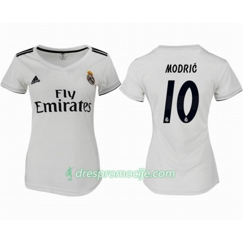 Real Madrid Dres MODRIC 10 Ženska Domaći 2018/19 Kratkih Rukava Real Madrid Dres MODRIC 10 Ženska Domaći 2018/19 Kratkih Rukava